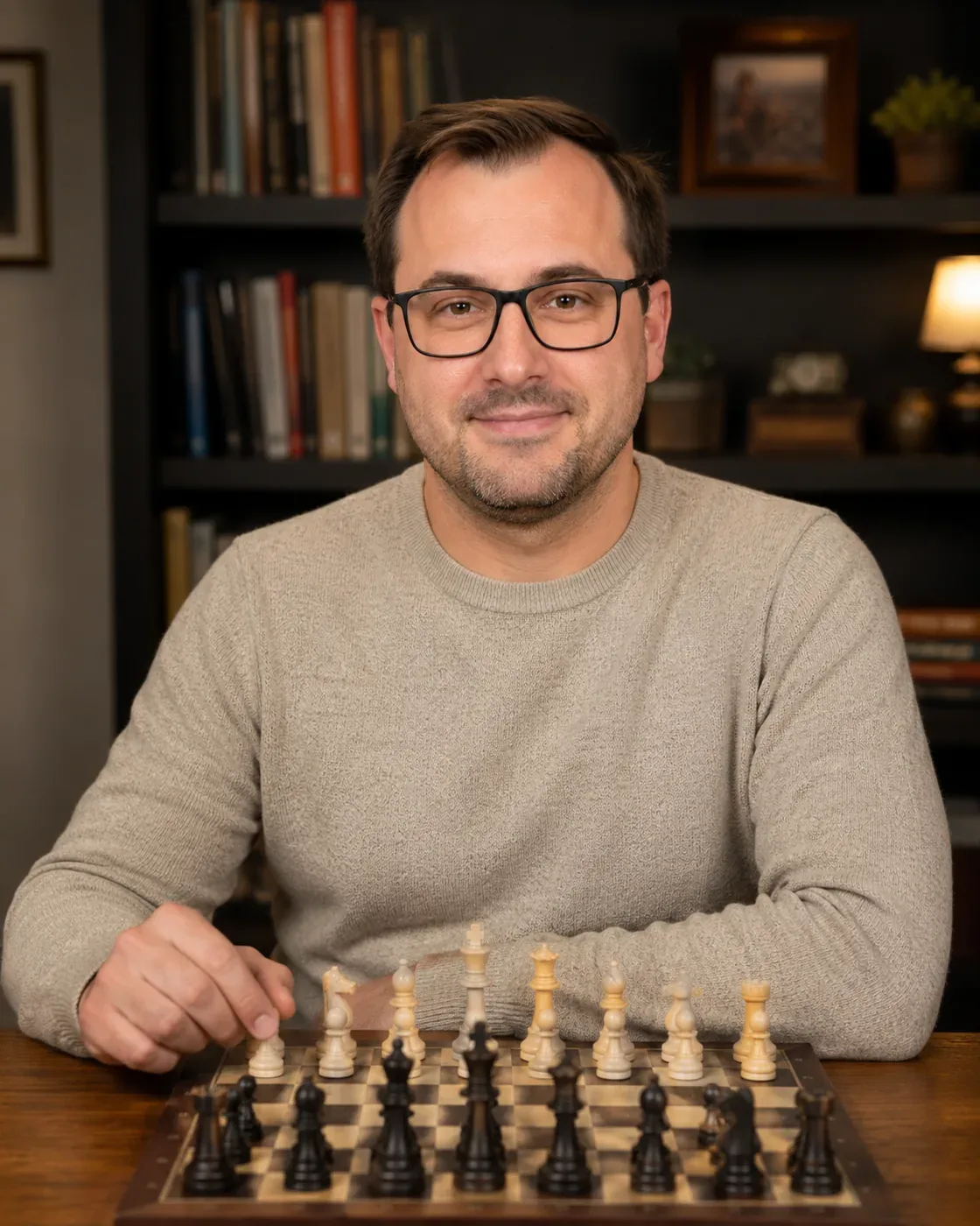 Trainer, auteur van Het Verborgen Schaaksysteem