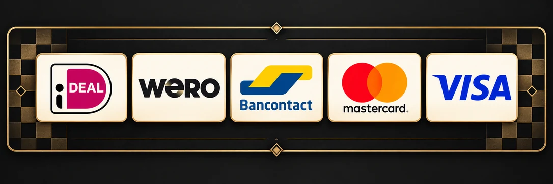 Betaalmethoden: iDEAL, Wero, Bancontact, Mastercard en Visa