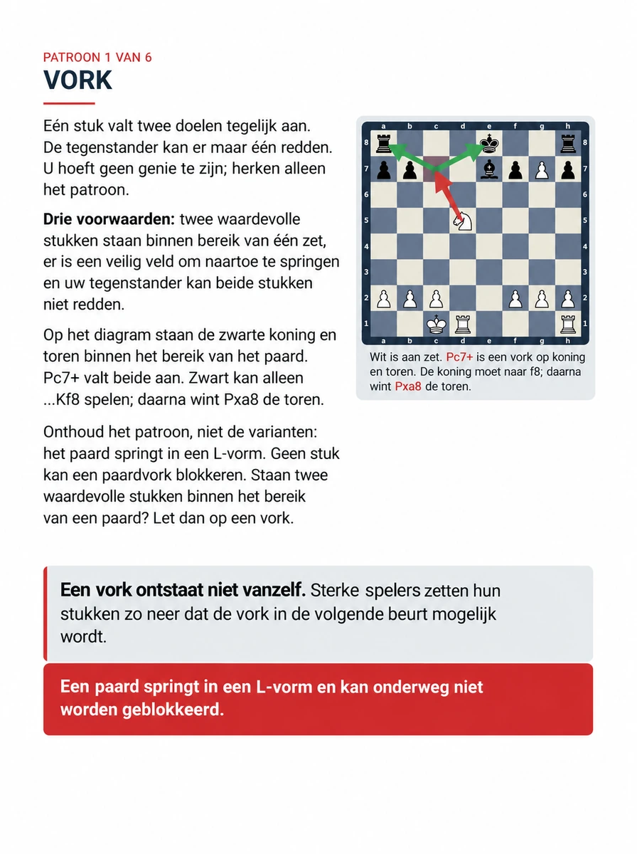 De vork: herken de dubbele aanval