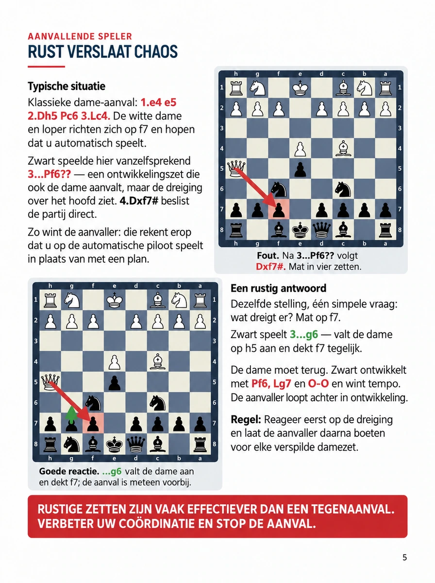 Rust wint van chaos: verdedig u tegen een vroege dame-aanval