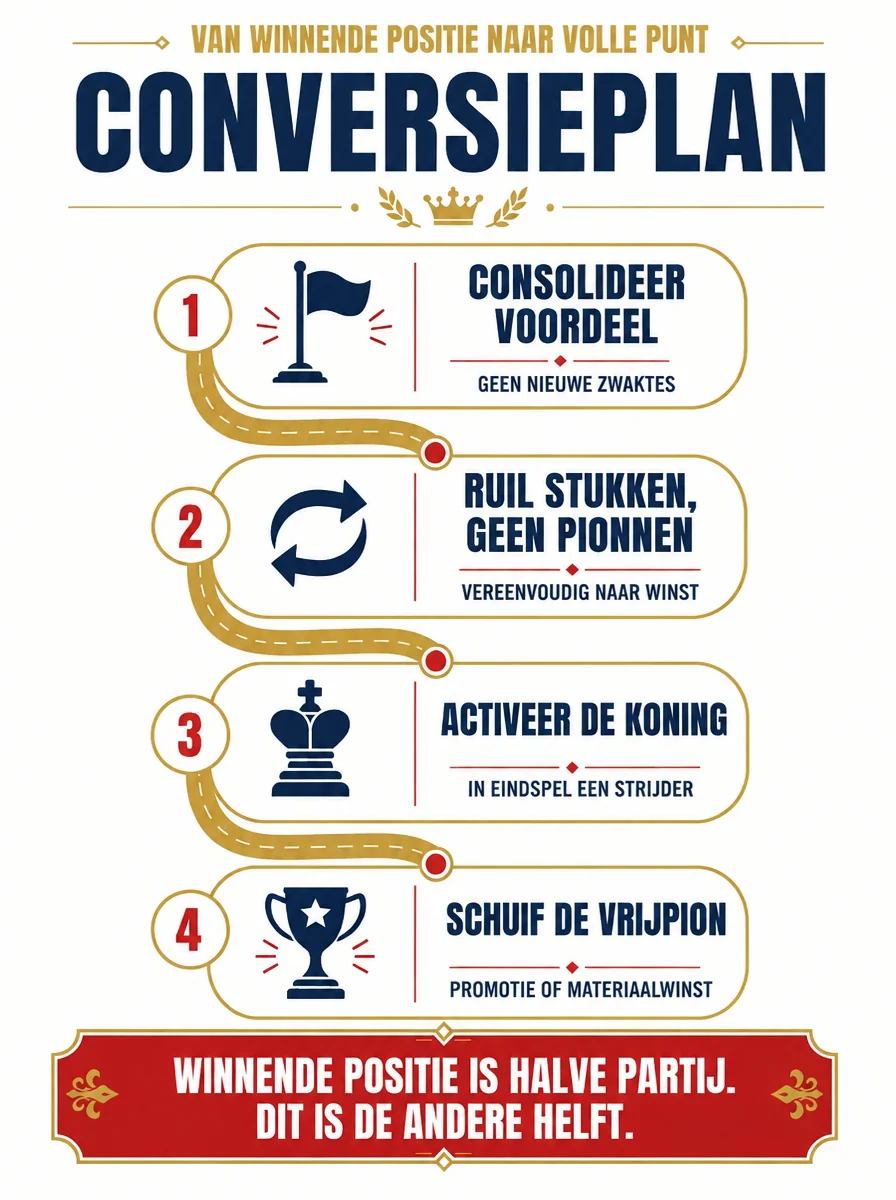 Conversieplan: zet een gewonnen stelling om in winst